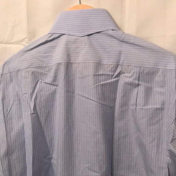 English Laundry • Blue Pinstripe Oxford Shirt - Picture 4 of 8
